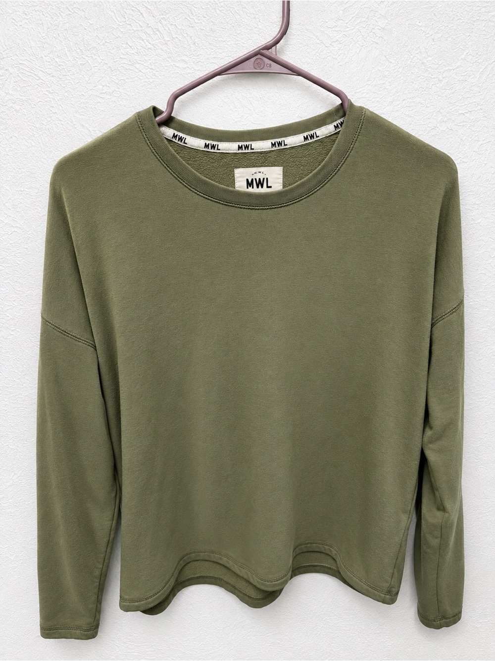 Madewell Olive Crewneck Sweatshirt
